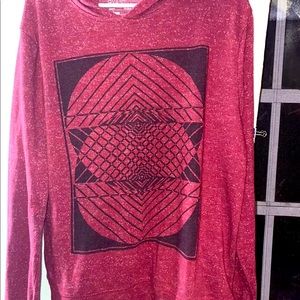 Men’s Size M On the Byas Maroone LW LS Sweater